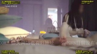 Asian Teen Porn: 91 tang3333 f杯淘宝女模特微露脸(完整版37分)-46249
