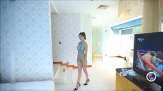 Asian Teen Porn: Pretty tits chinese nude model Yang Xiaomo sexy attractive video-46255