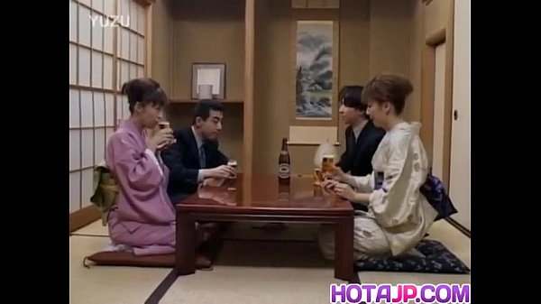 Japanese milfs sticks cock in her cunt next to other couple – Free Asian xxx