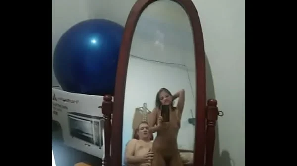 Asian Slut records herself getting fucked in the mirror – Free Asian viral sex