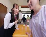 [A] Sharing Dad With Family – Free hot Asian teen sex video
