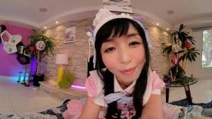 Big titty Asian hottie lets you watch her masturbate in VR – Free Asian teen sex xxx porn video