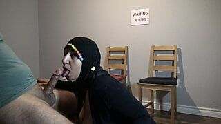 Hijab girl caught me masturbating in hospital waiting room – SHE GAVE ME A BLOWJOB – Free asianteenporn tv