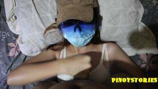 Nagpainit ang Aking Sick Pinay GF na Nakasuot ng Face Mask Habang Bumabagyo (100k Views Celebration) – Free Asian teen sex xxx porn video