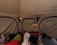 [A] Sneaky Sex Beside Our Friends During Camping Night – Free asianteenporn live